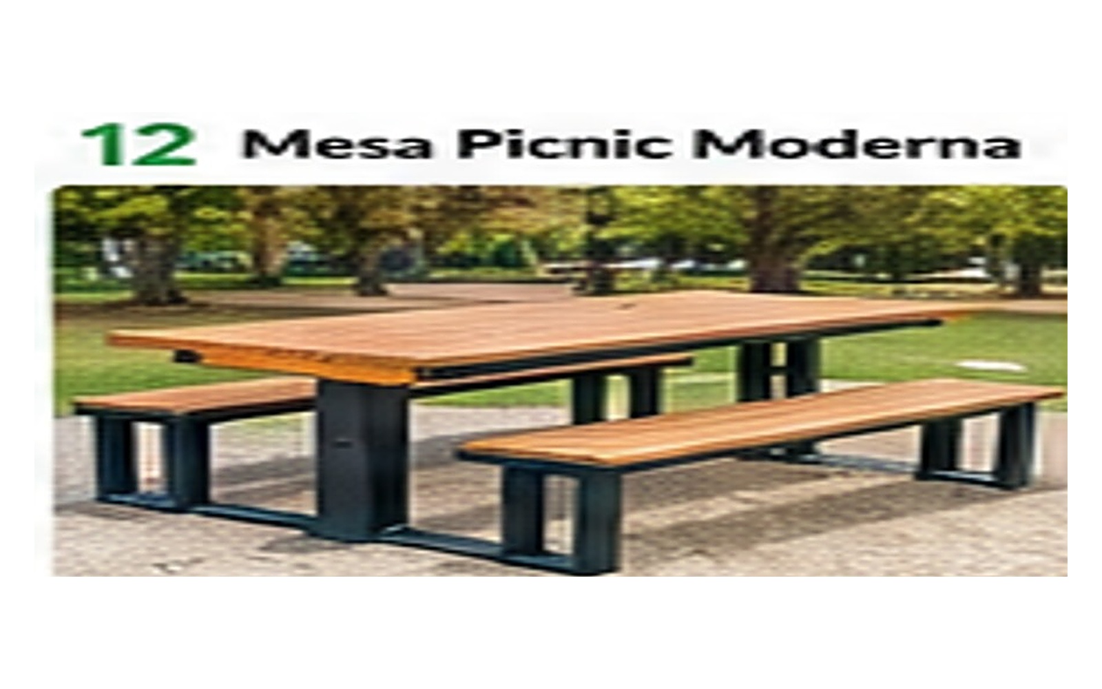 Mesa Picnic Moderna
