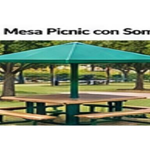 Mesa Picnic con Sombra