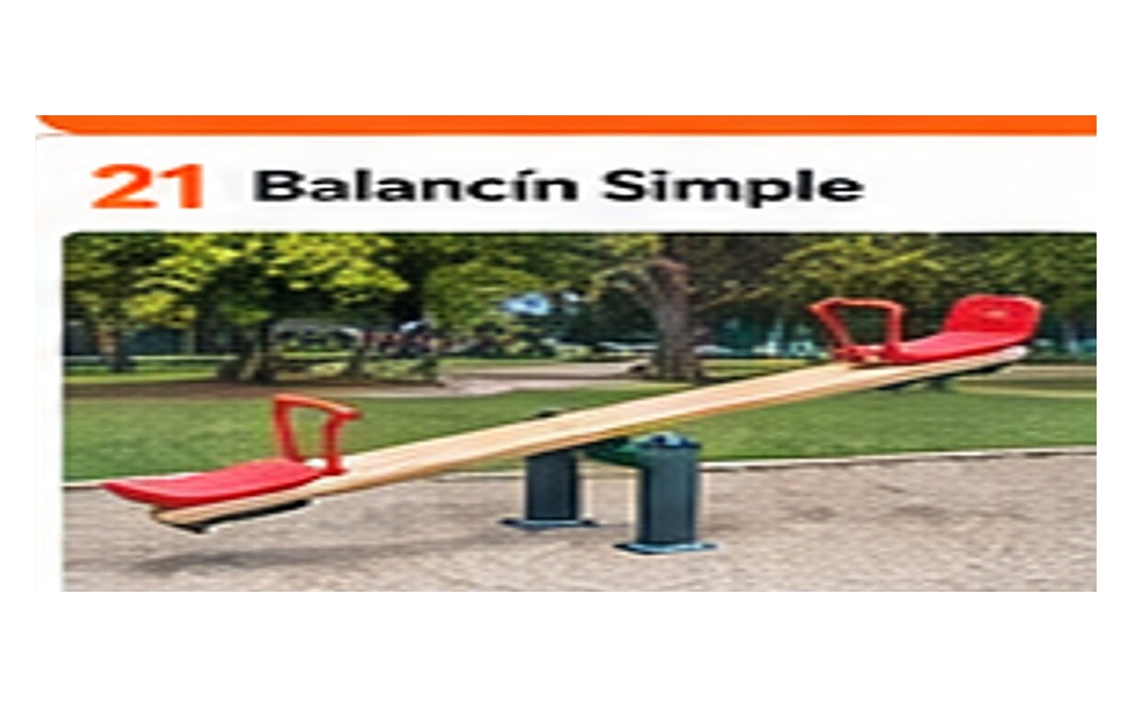 Balancín Simple