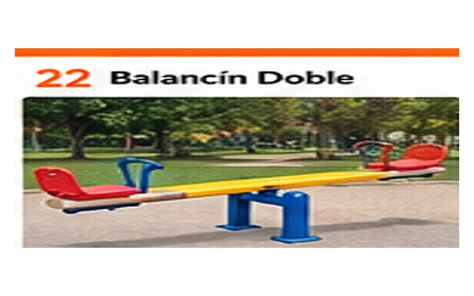 Balancín Doble